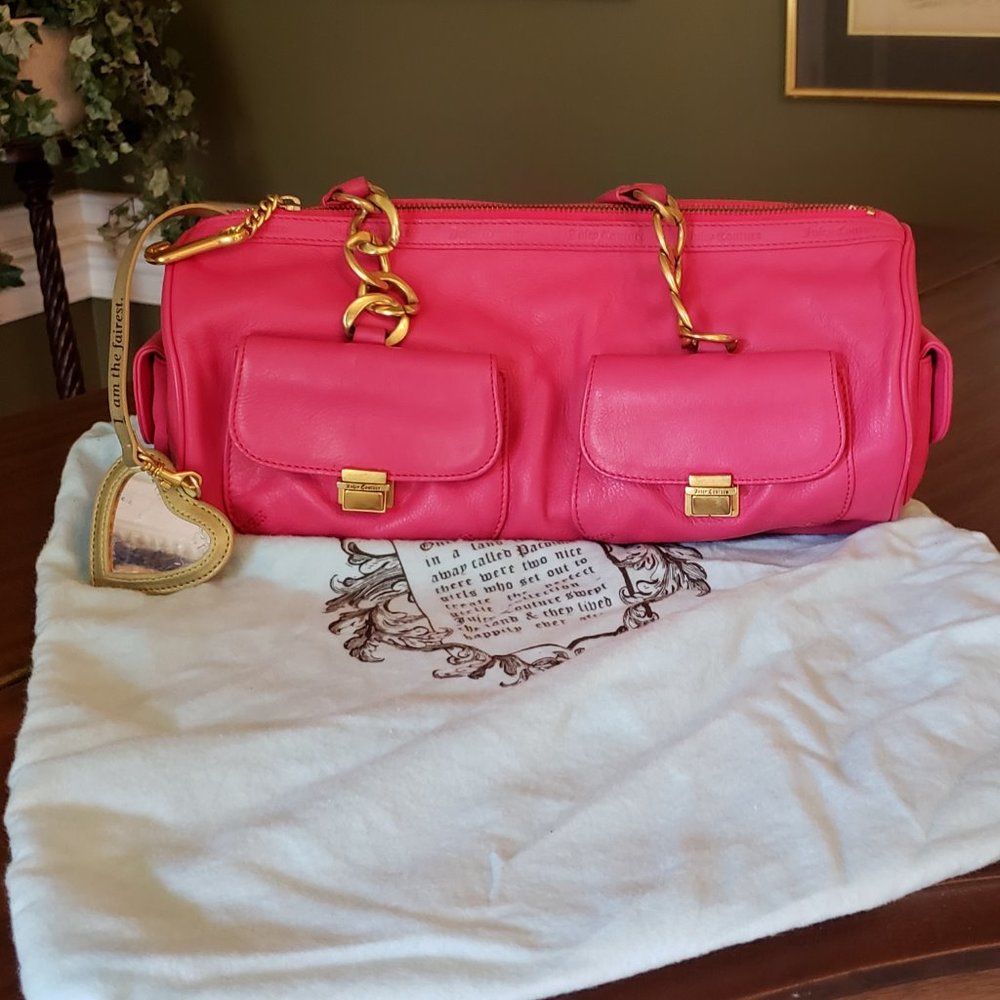 Juicy Couture Hot Pink Barrel Bag